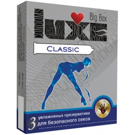 Презервативы LUXE Big Box Classic - 3 шт.